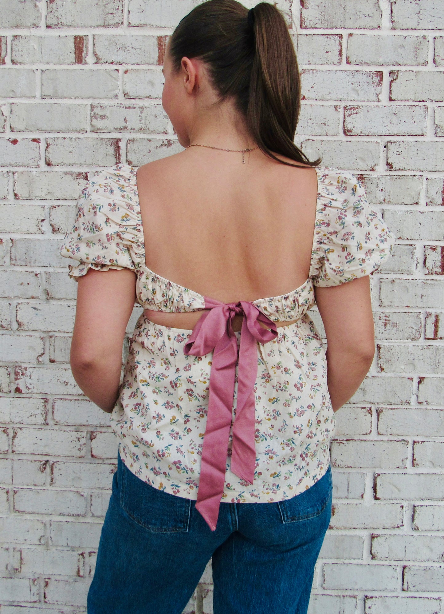 Floral Bow Blouse image 0